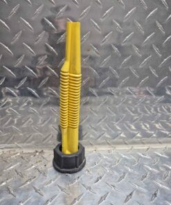Cap and spout for fuel can