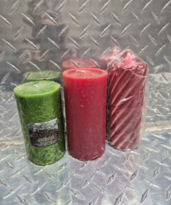 Qty 3 Christmas candles