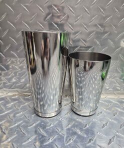 Qty 2 stainless cups