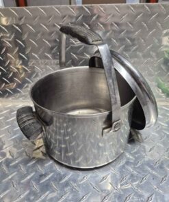 Stainless pot with lid