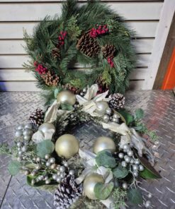Qty 2 Christmas wreath