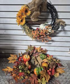 Qty 2 thanksgiving wreath
