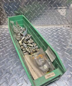 Specialty hardware in long green parts bin