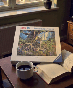 RAVENSBURGER PUZZLE Momma Wolf & Pups