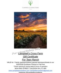 GIFT CERTIFICATE - CAMPBELL'S CROSS