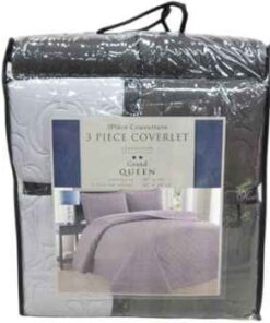 Queen size 3 piece coverlet set
