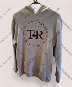 YOUTH XL TEEN RANCH HOODIE - GREY