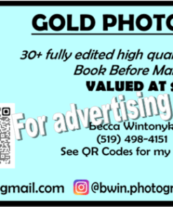 GIFT CERTIFICATE - PHOTOGRAPHY SHOOT