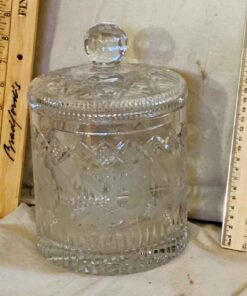 Large Crystal Lidded Ice Bucket
