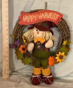 HAPPY HARVEST Door Wreath
