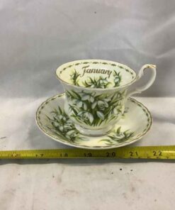 Royal Albert Snowdrops January Cup & Saucer