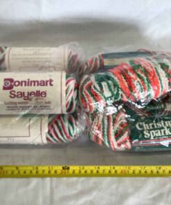 Miscellaneous Christmas Yarn (8 balls)