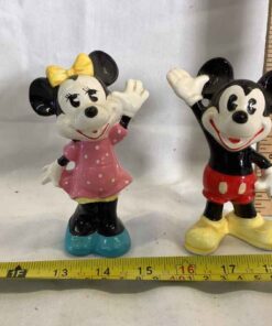 1960s Walt Disney Mickey and Minnie Mouse
