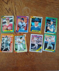 8 baseball cards including Cal Ripken