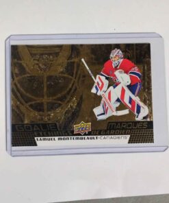 Samuel Montembeault goalie etchings