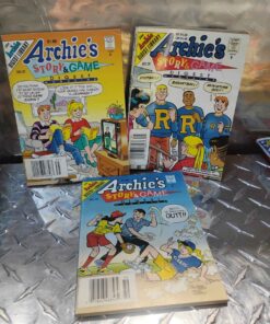 Qty 3 Archie's story and game