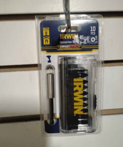Irwin 10 piece impact screwdriver bit set