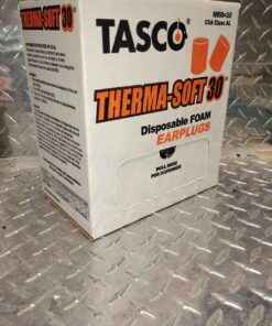 Tasco package of 100 pair corded earplugs