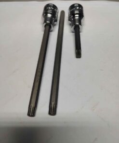 Genius Torx 40 bit set ....1 long 1/2" drive 1 short 1/2" drive and 1 long jobber