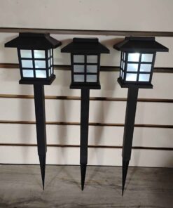 Square medium solar stake