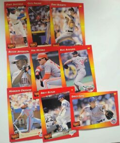 9 Donruss triple play
