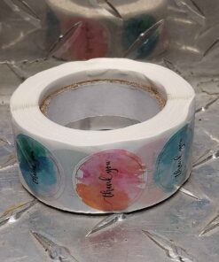 Roll of thank you labels