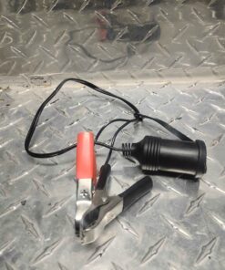 Female cigarette outlet with pigtails and clamps