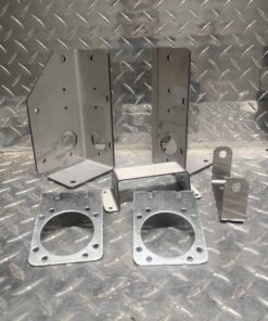 Assorted stainless and galvanized brackets