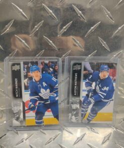 Mitch Marner and Austin Matthews hockey cards