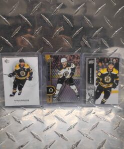 Qty 3 Patrice Bergeron and David Pasternak hockey cards
