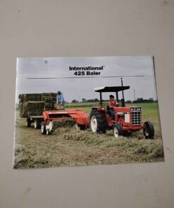 Vintage international 425 baler literature