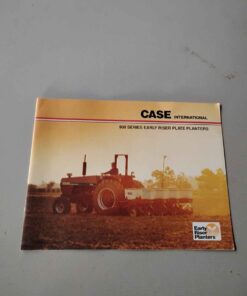 International 900 series early riser planters literature