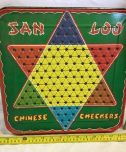 Metal Chinese Checkers Square Game Board