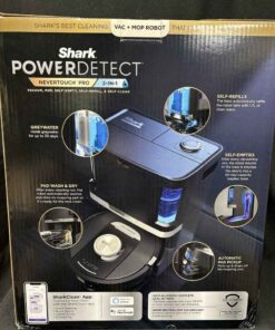 Shark PowerDetect Nevertouch PRO 2 in 1 Vac & Mop Robot, Vacuum, Mop, Self-Empty, Self-Refill, Self-Clean