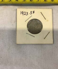1923 Canadian 5 Cent Coin