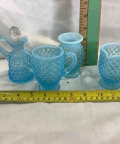 “Fenton” Hobnail Blue Opalescent Glass