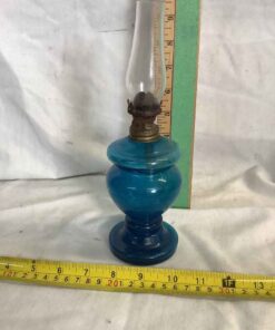 Vintage Blue Oil Lamp