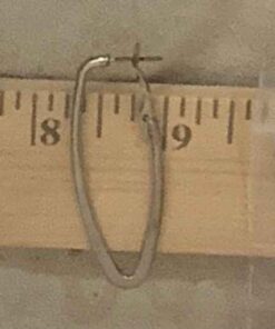 Oblong Earrings - pierced