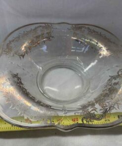 Silver Overlay Bowl 9”square
