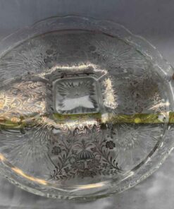 Silver Overlay Serving Platter