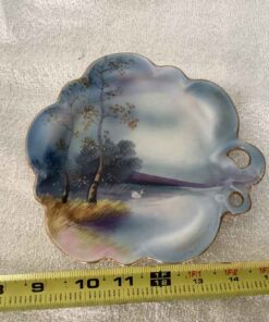 Noritake Candy Dish (Matsumora) swans - finger handle