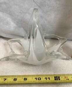 Stretched Art Glass Basket