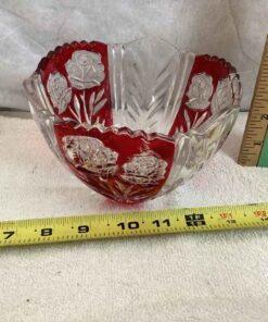 Bohemian Glass Bowl - 24% crystal
