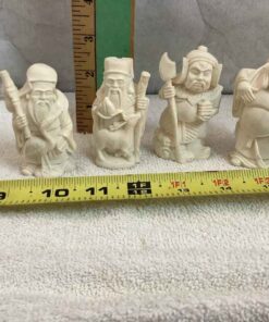 White Resin Elder Chinese Wise Men (4)