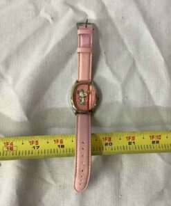 Peanuts Snoopy/Woodstock Pink Band Watch