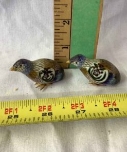 Set of 2 Cloisonné Birds