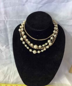Costume Jewellery - Double strand faux pearls