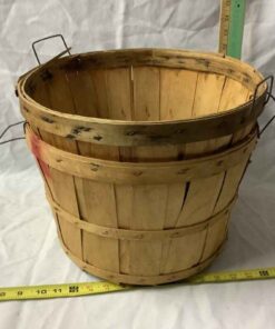 2 - 1/2 bushel wooden baskets