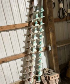 6 inch Bristle and Plastic Auger Flighting