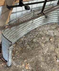 Set of 3 Galvanized Steel Roof Sheets